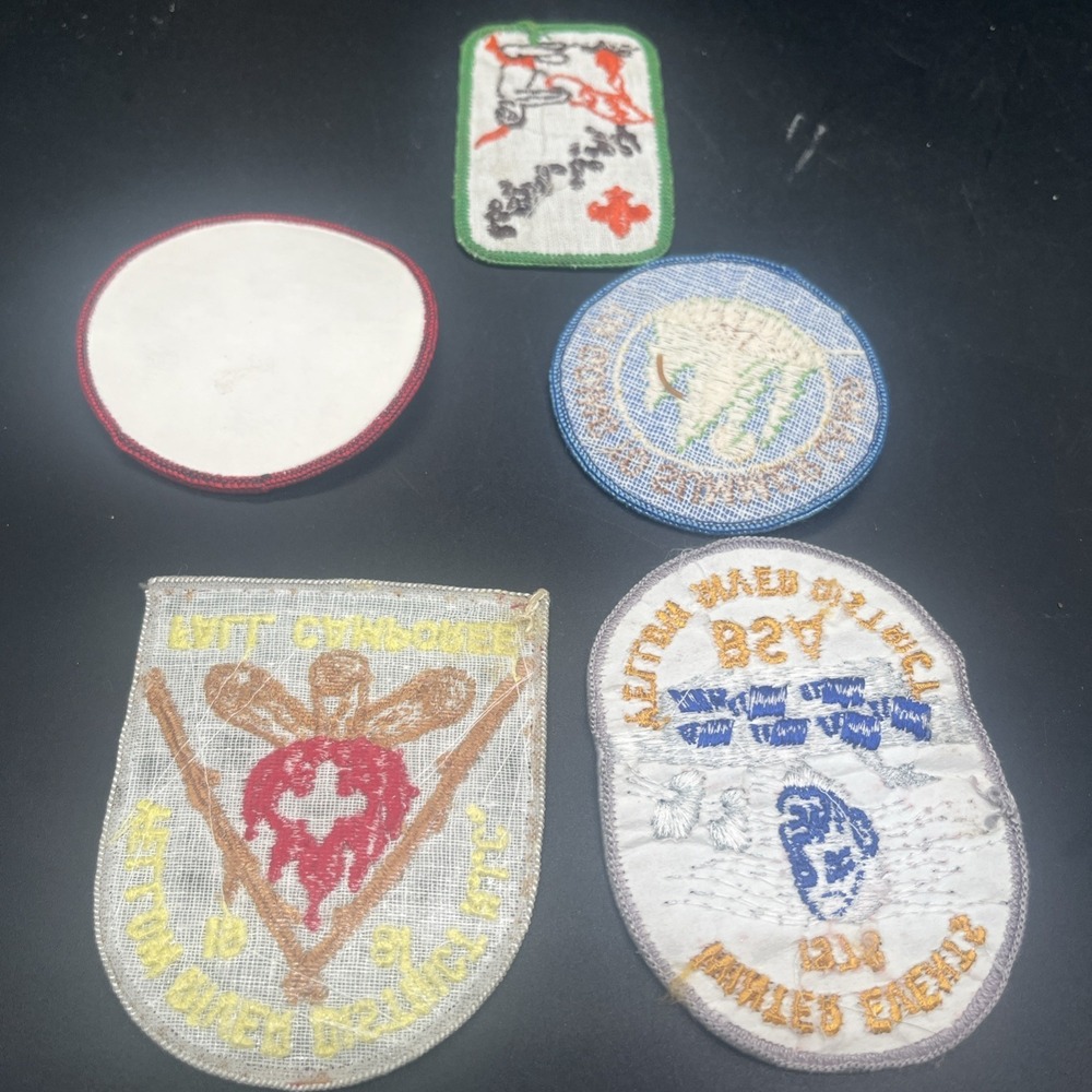Vintage BSA Boy Scout Patch Lot (5) - 1978 1981 1982 Camporee, Scout Show - Picture 10 of 16
